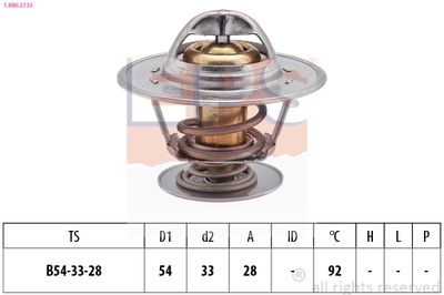 Thermostat, coolant EPS 1.880.213S