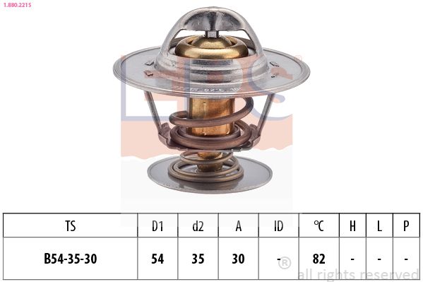EPS 1.880.221S Thermostat, coolant