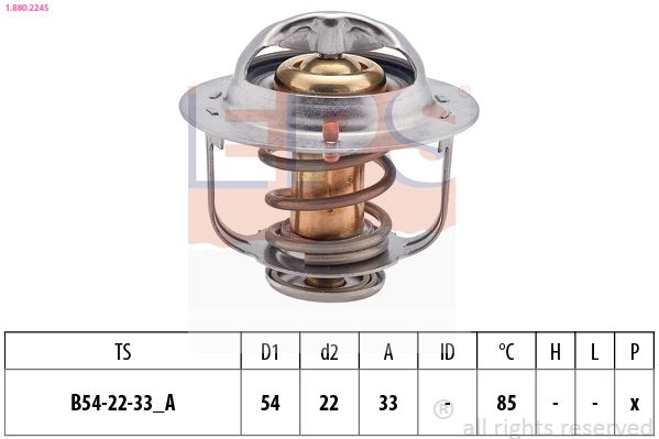 EPS 1.880.224S Thermostat, coolant