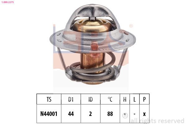 EPS 1.880.227S Thermostat, coolant