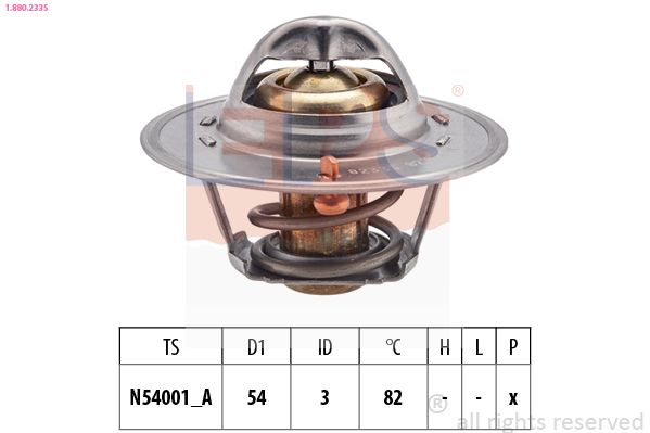EPS 1.880.233S Thermostat, coolant
