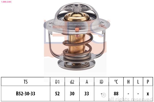 EPS 1.880.238S Thermostat, coolant