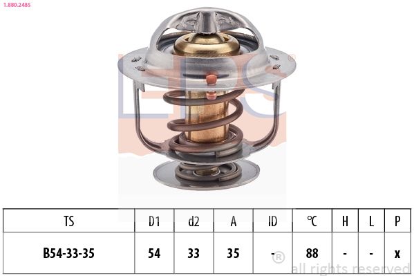 EPS 1.880.248S Thermostat, coolant