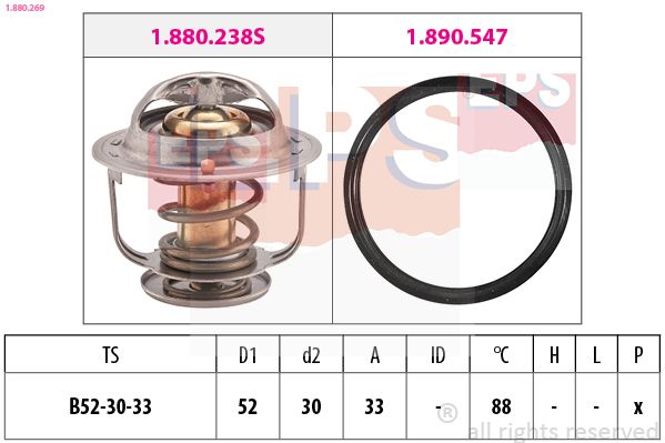 EPS 1.880.269 Thermostat, coolant