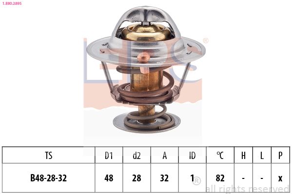 EPS 1.880.289S Thermostat, coolant