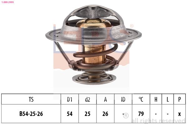 EPS 1.880.299S Thermostat, coolant
