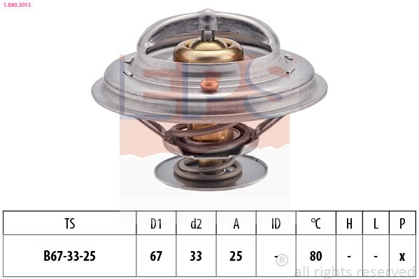 EPS 1.880.301S Thermostat, coolant