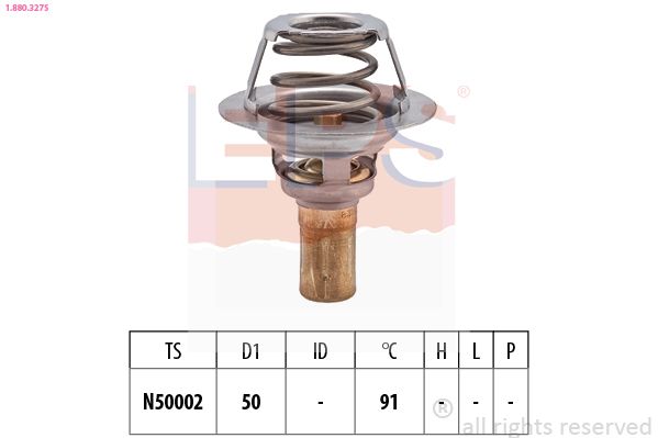 EPS 1.880.327S Thermostat, coolant
