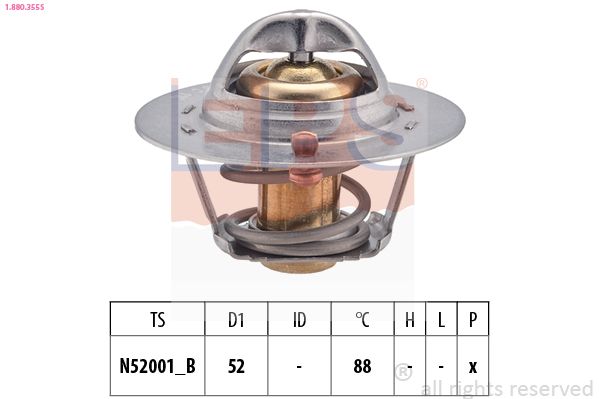 EPS 1.880.355S Thermostat, coolant