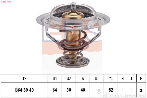 EPS 1.880.370S Thermostat, coolant