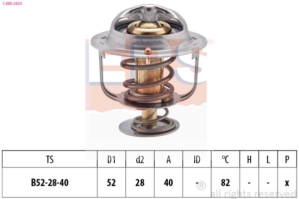 EPS 1.880.383S Thermostat, coolant