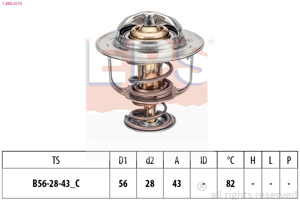EPS 1.880.413S Thermostat, coolant