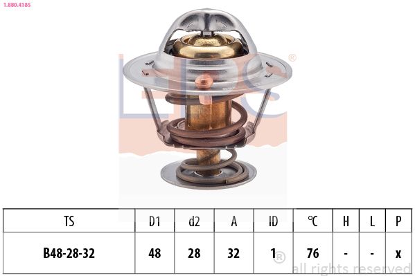 EPS 1.880.418S Thermostat, coolant
