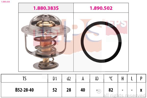 EPS 1.880.438 Thermostat, coolant