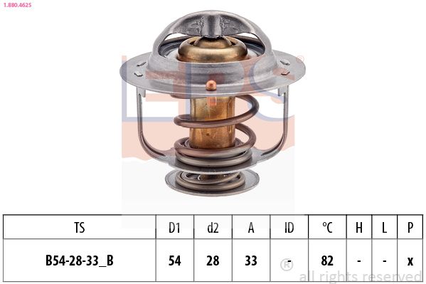 EPS 1.880.462S Thermostat, coolant