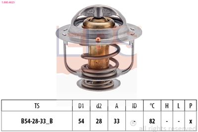 Thermostat, coolant EPS 1.880.462S