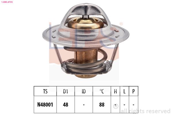 EPS 1.880.470S Thermostat, coolant