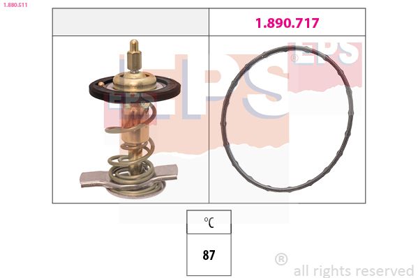 EPS 1.880.511 Thermostat, coolant