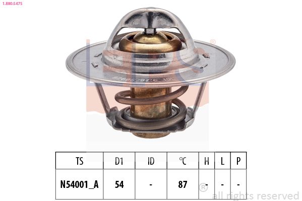 EPS 1.880.547S Thermostat, coolant