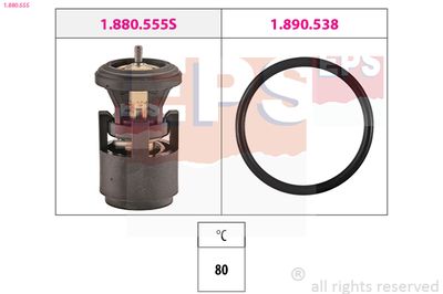 Thermostat, coolant EPS 1.880.555