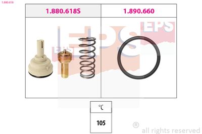 Thermostat, coolant EPS 1.880.618