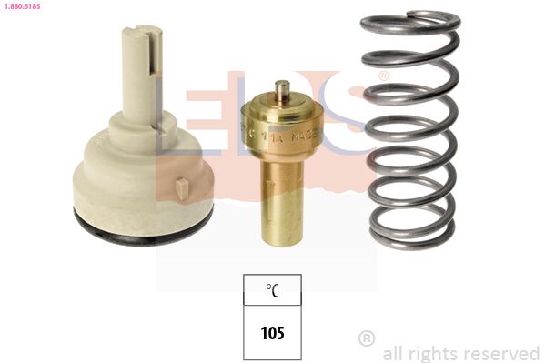 EPS 1.880.618S Thermostat, coolant