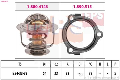 Thermostat, coolant EPS 1.880.633