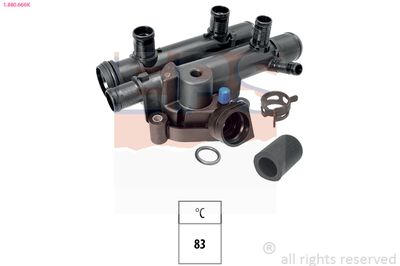 Thermostat, coolant EPS 1.880.666K