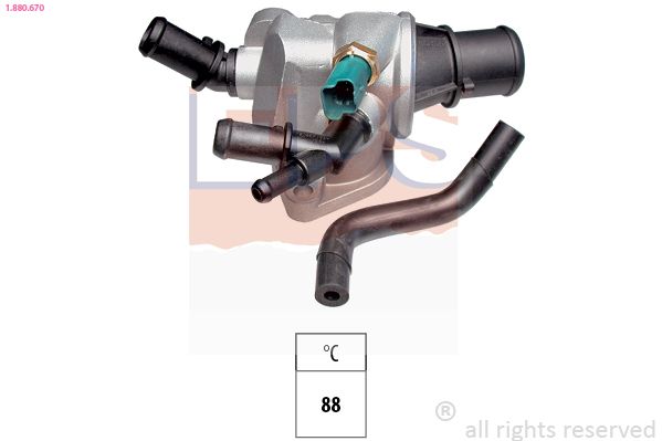 EPS 1.880.670 Thermostat, coolant