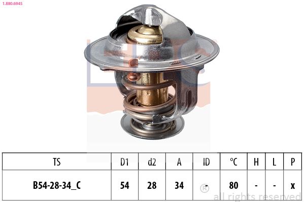EPS 1.880.694S Thermostat, coolant