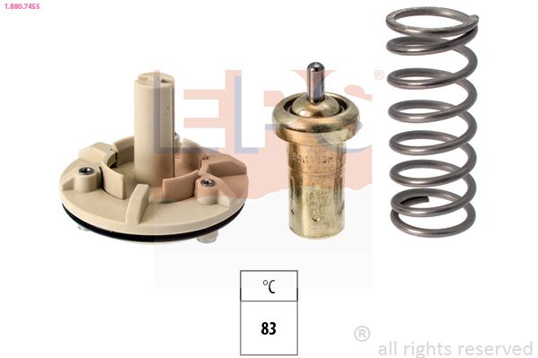 EPS 1.880.745S Thermostat, coolant