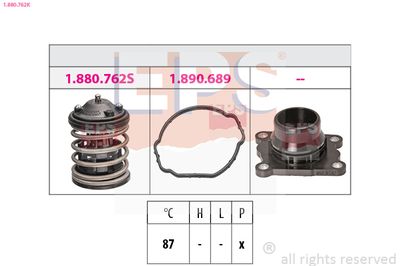 Thermostat, coolant EPS 1.880.762K