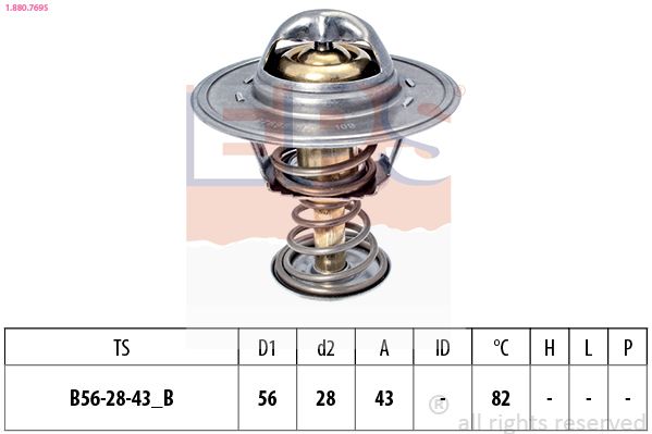 EPS 1.880.769S Thermostat, coolant