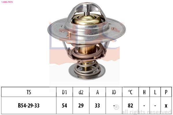 EPS 1.880.797S Thermostat, coolant
