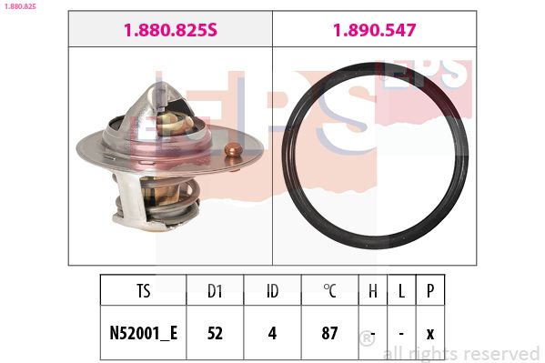 EPS 1.880.825 Thermostat, coolant