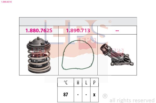 EPS 1.880.851K Thermostat, coolant