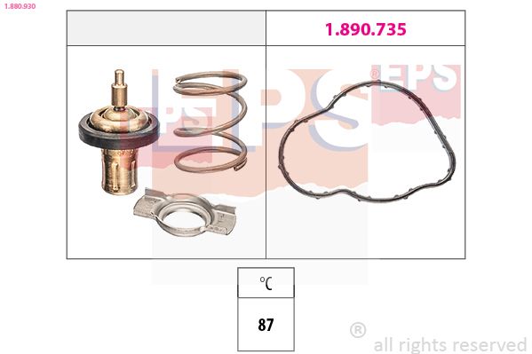 EPS 1.880.930 Thermostat, coolant