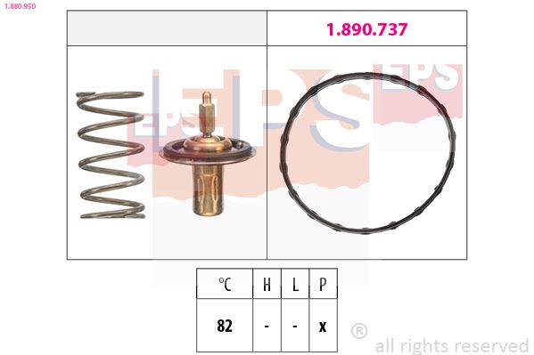 EPS 1.880.950 Thermostat, coolant