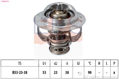 Thermostat, coolant EPS 1.880.957S