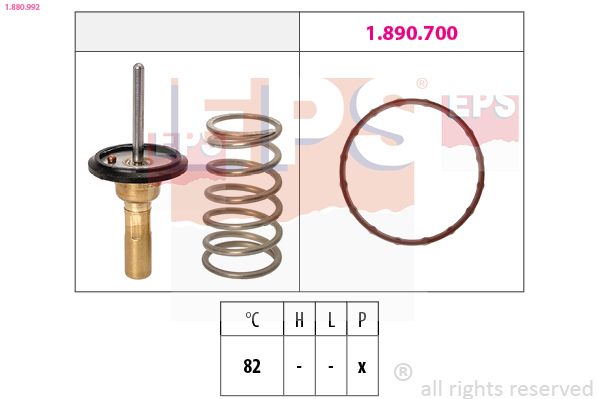 EPS 1.880.992 Thermostat, coolant