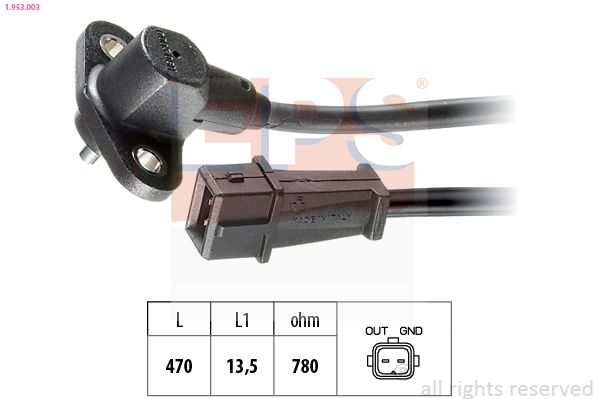 EPS 1.953.003 Sensor, crankshaft pulse