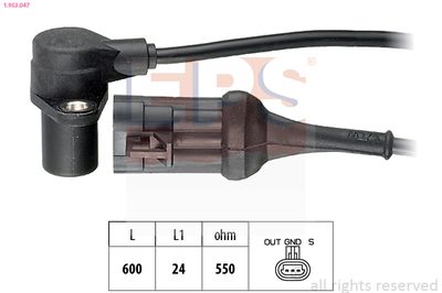 Sensor, crankshaft pulse EPS 1.953.047