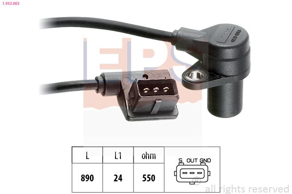 EPS 1.953.063 Sensor, crankshaft pulse