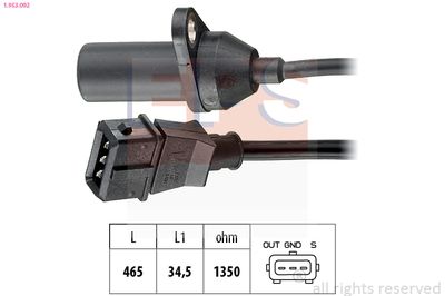 Sensor, crankshaft pulse EPS 1.953.092