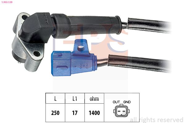 EPS 1.953.129 Sensor, crankshaft pulse