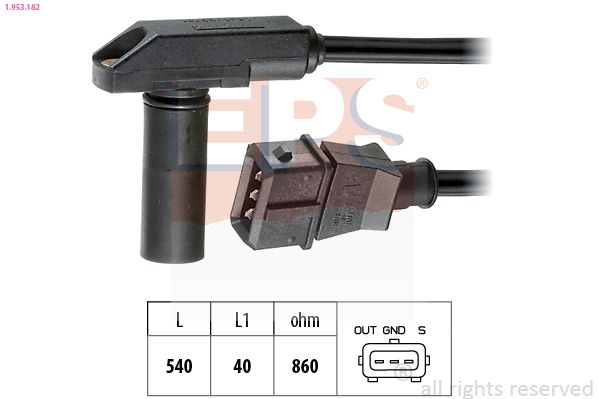EPS 1.953.182 Sensor, crankshaft pulse
