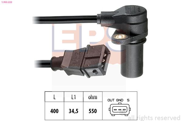 EPS 1.953.222 Sensor, crankshaft pulse