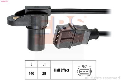 Sensor, camshaft position EPS 1.953.277