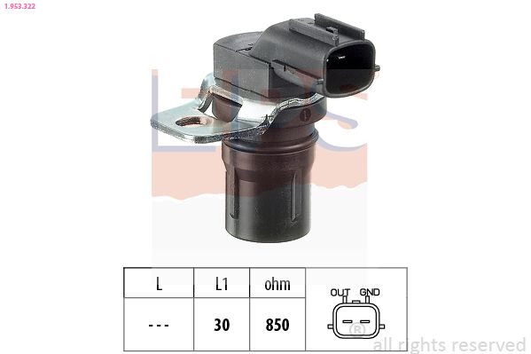 EPS 1.953.322 RPM Sensor, automatic transmission