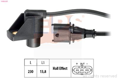 Sensor, camshaft position EPS 1.953.331